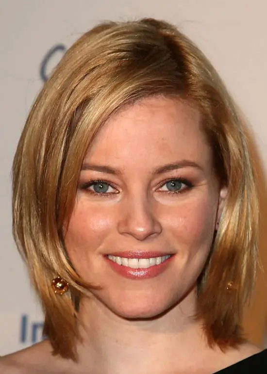 Medium Bob Hairstyles medium bob hairstyle with highlights for women Elizabeth Banks Medium Bob Hairstyles Medium Bob Hairstyles medium blunt bob haircut with bangs Elizabeth Banks Medium Bob Hairstyles