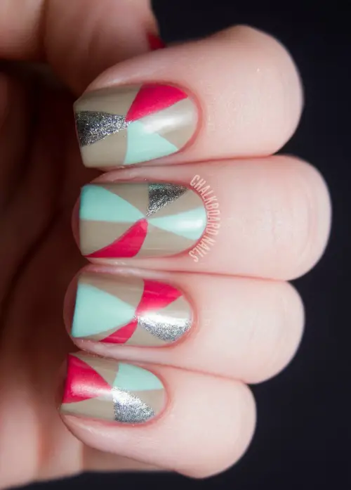 40 Beautiful Geometric Nail Art Ideas Youll Love