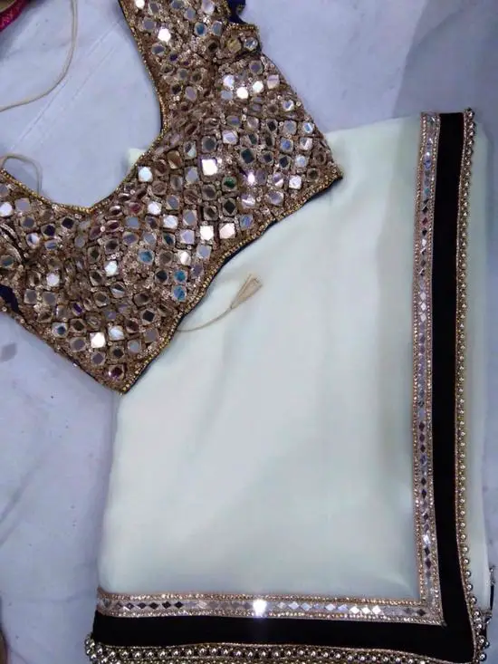 23 best pics of rajasthani mirror work blouse designs white and red saree blouse designs