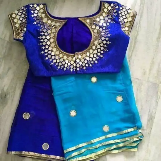 back round neck design