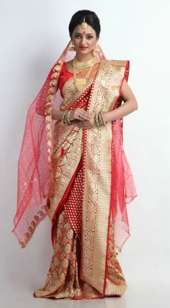 different saree style in india