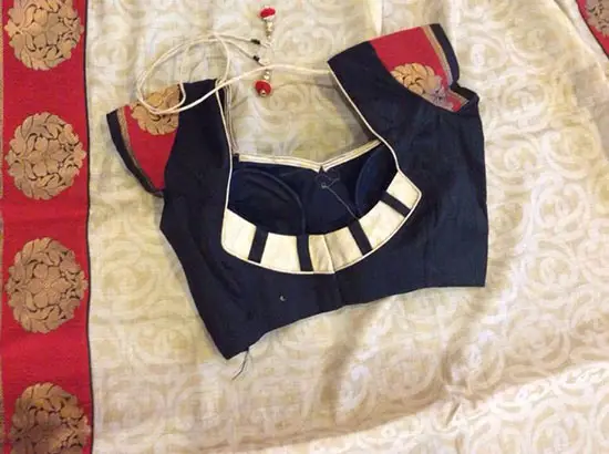 Simple patch work blouse designs best sale 2017