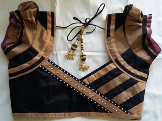 dress patch work neck designs