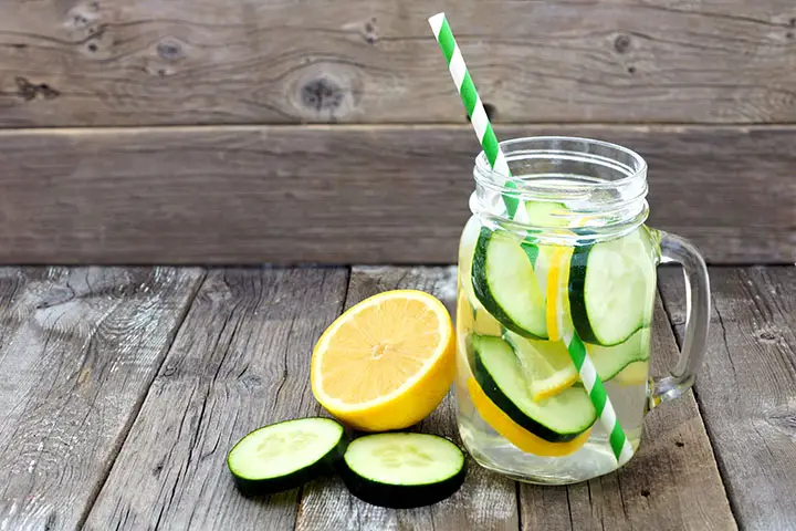 lemon cucumber detox water for weight loss