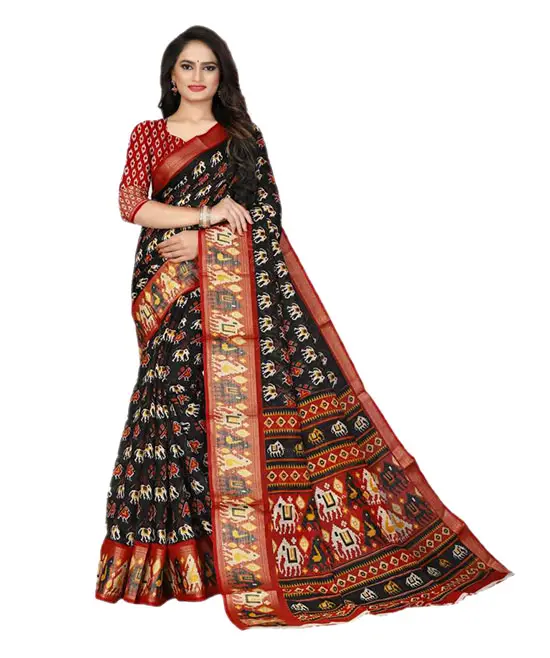 Top 30 Exclusive Collection of Ikkat Cotton Sarees with Images
