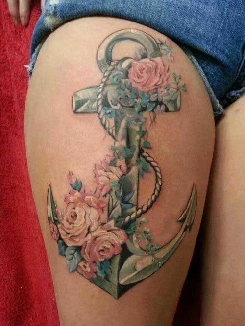 anchor-with-flowers-and-rope