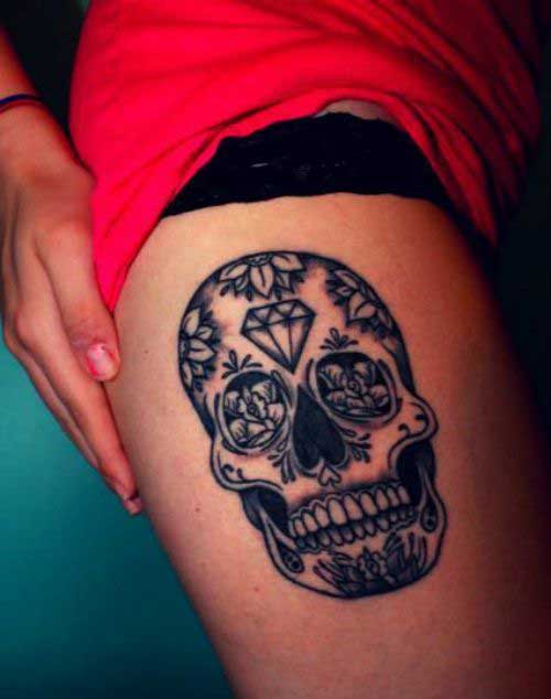 Diamond Skull Tattoo