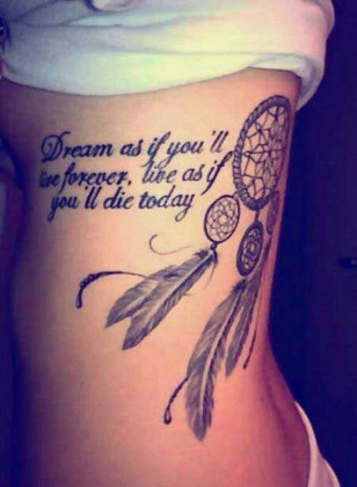 Dream catcher with Quote