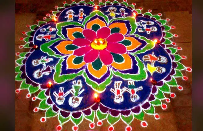 family-rangoli