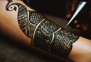 peacock mehndi designs