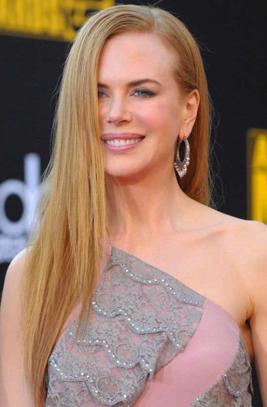 Nicole Kidman Long Straight Hairstyle
