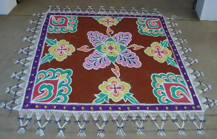 square-rangoli