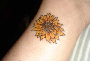 sunflower tattoo designs