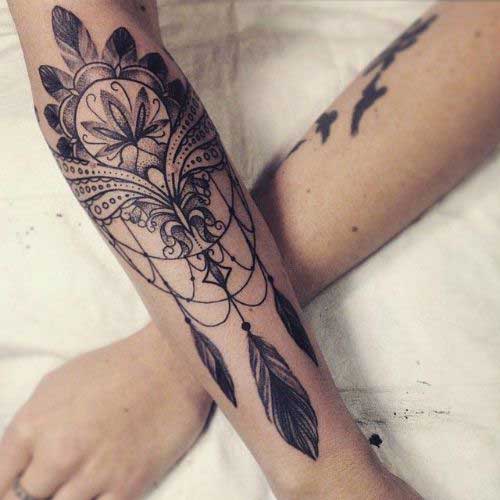 25 Wonderful Dreamcatcher Tattoo Designs and Meanings