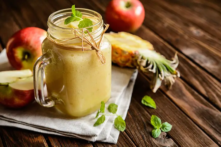 apple and pineapple juice detox