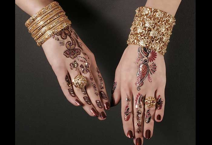 mehndi design for engagement