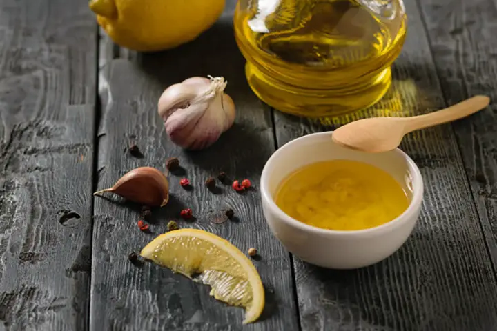 olive oil garlic and lemon for varicose veins