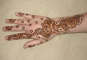 one line mehndi designs for hands