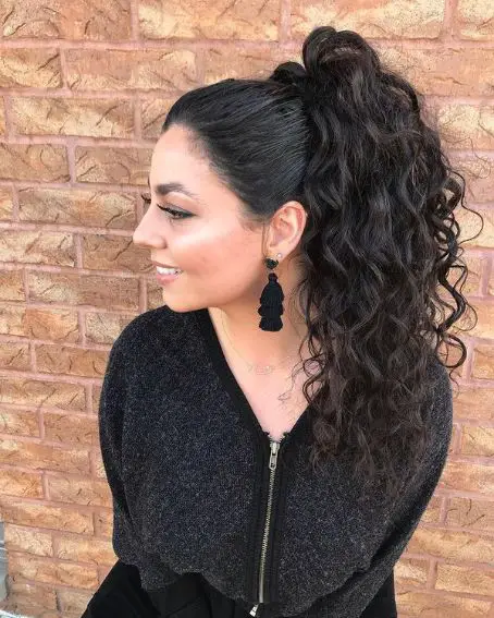 Curly Ponytail