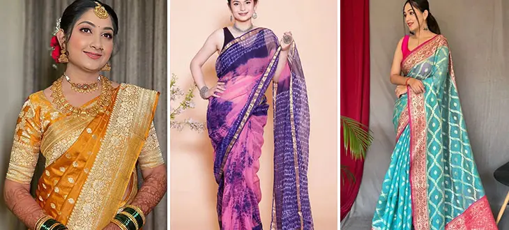 13 Different Types Of Sarees Across The India