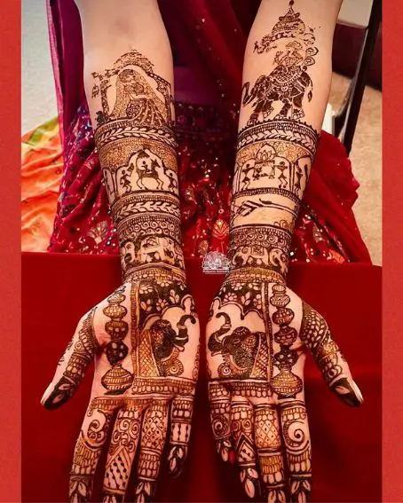 Culture Enriched Traditional Mehndi Design