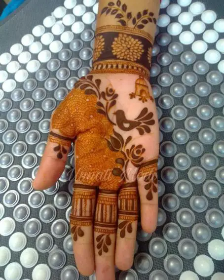 Floral Bangle Mehndi Design