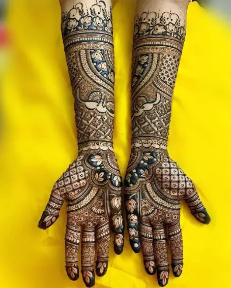 Simple Dulhan Mehndi Design