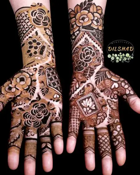 Floral Traditional Mehndi Design For Hands
