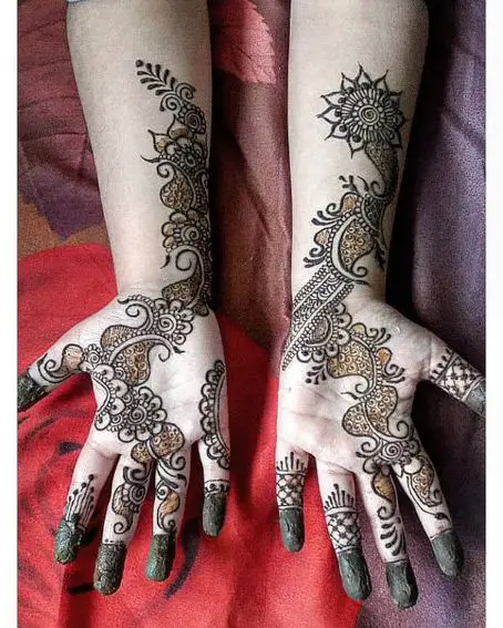 Paisley Mehndi's Design For Kids