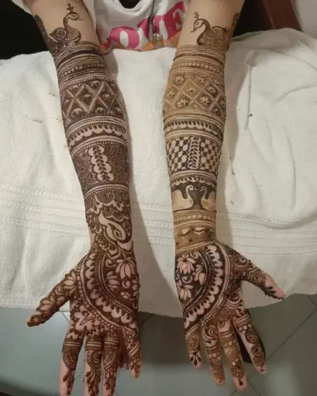 Bridal Marwari Mehandi Design For Full Hands