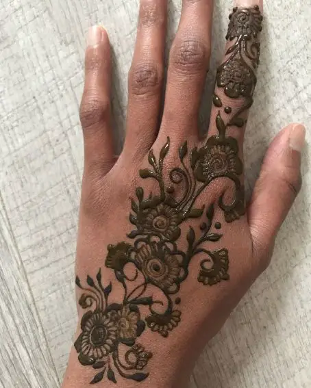 Floral Mehndi Design