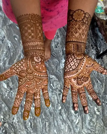 Bridal Mehndi Design For Kids