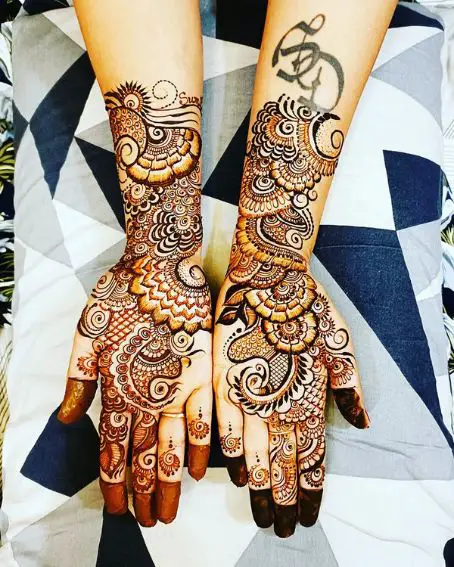 Arabic Floral Mehndi Design