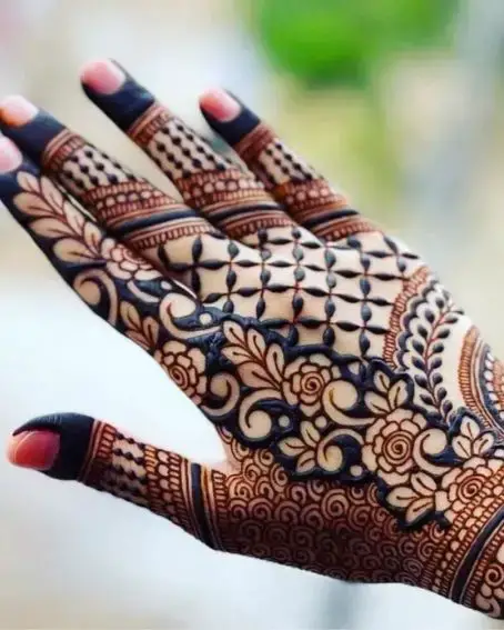 Dubai Mehndi Design Back Hand