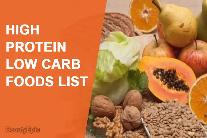 High Protein Low Carb Foods List