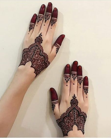 Latest Bridal Ring Mehndi Design