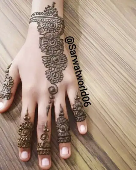 Modern Art In Mehndi