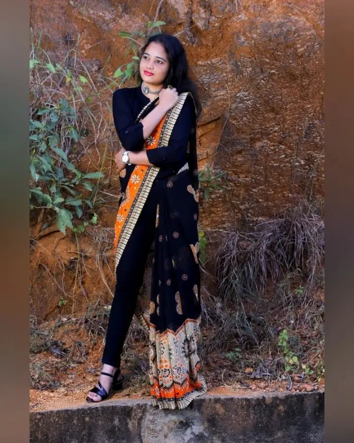 Pant Saree Style