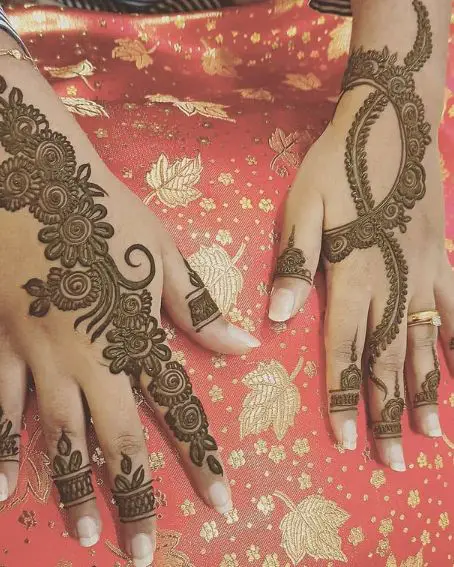 Spectacular Kashmiri Mehndi Design