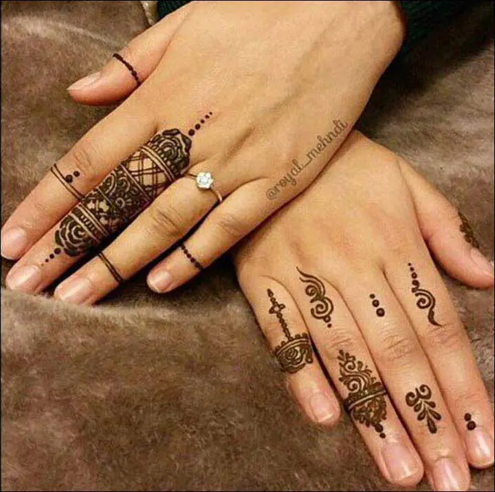 25 Beautiful Ring  Mehndi Designs  For Your Hands