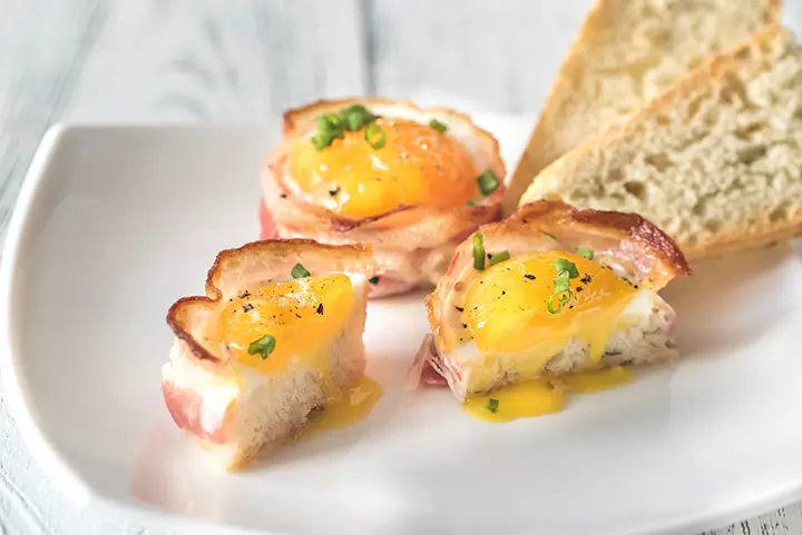 bacon wrapped egg cups
