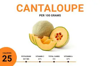 cantaloupe calories cantaloupe calories