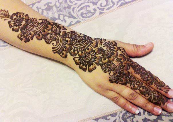 Latest And Stylish Floral Mehndi Designs For Hands