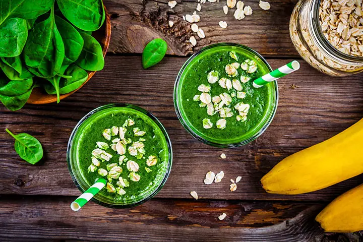 oats and spinach smoothie for weight loss