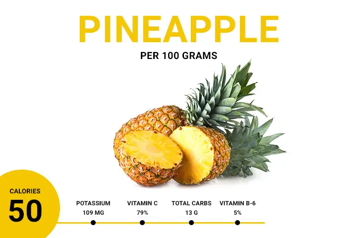 pineapple calories