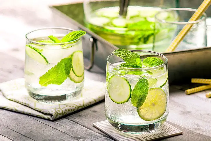 Cucumber Mint Water