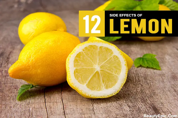 bad side effects of lemon