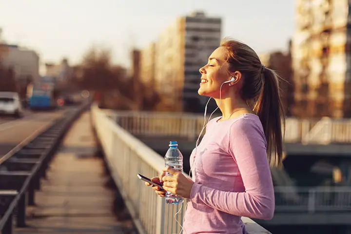 break while walking for calories burned