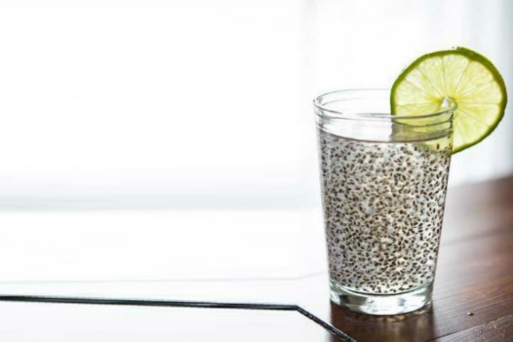 chia seeds water