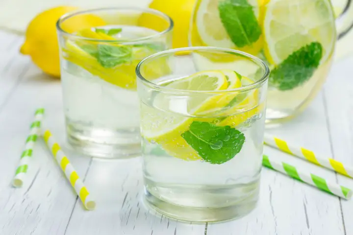 lemon water